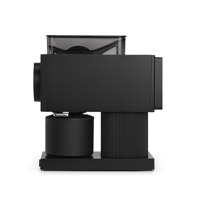 Fellow Ode Brew Grinder Gen 2 in black, side from Clive Coffee - knockout